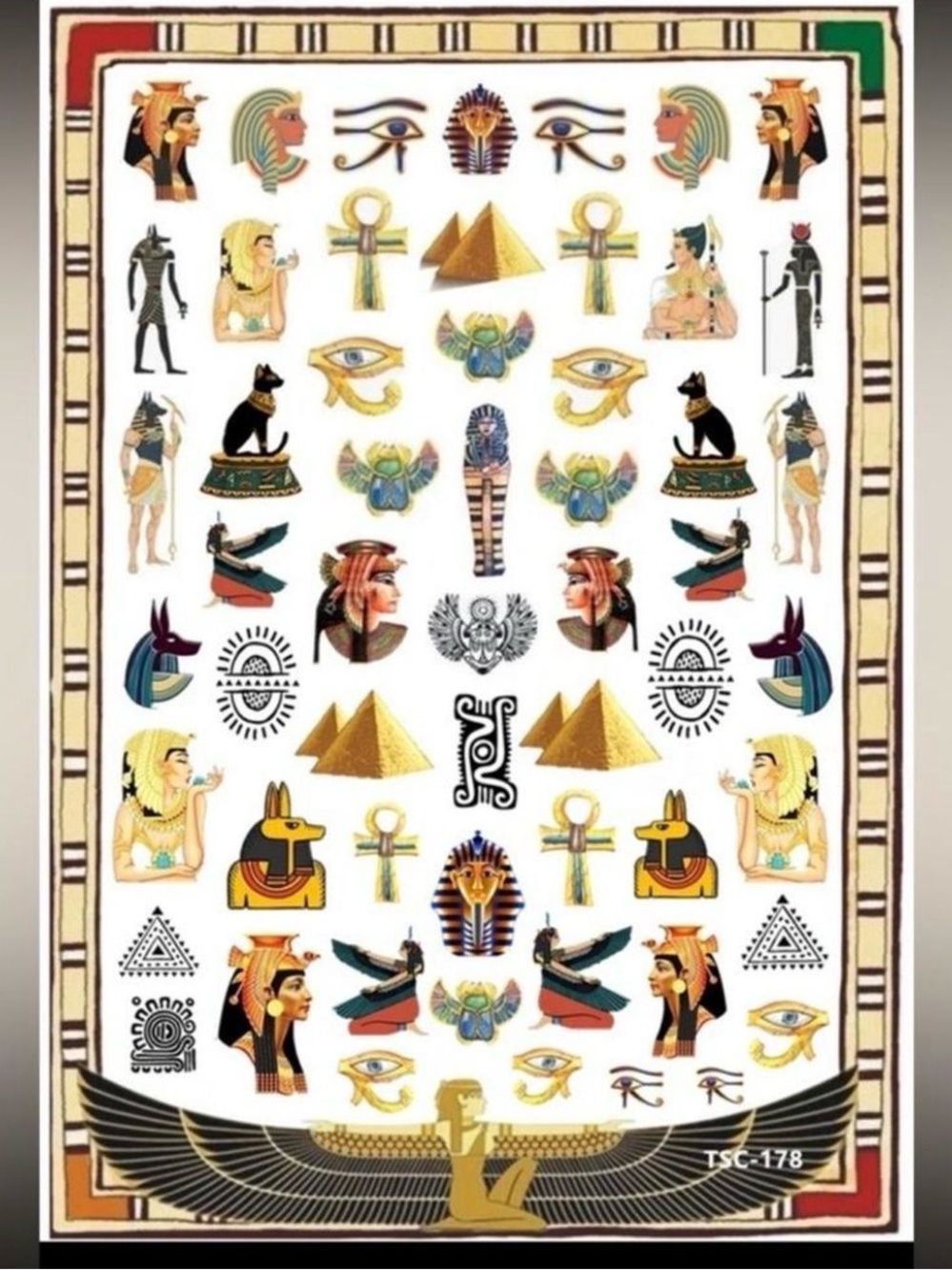 $2 Egyptian nail stickers$2 WITH ANY $10 ORDER OR MORE